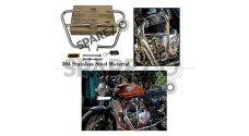 Royal Enfield GT and Interceptor 650cc Red Rooster Atlas Crash Guard - SPAREZO